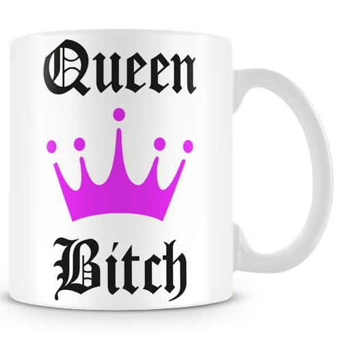 Queen Bitch κούπα - μπλουζάκια με στάμπες στο www.mrcopy.gr